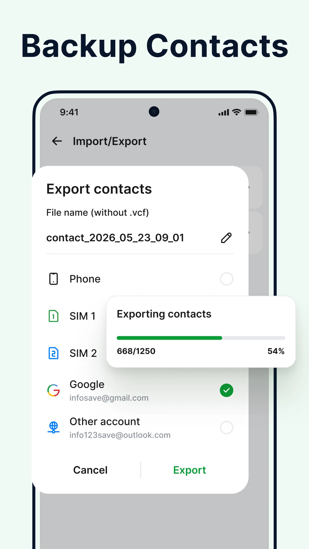 Contacts: Phone Calls, Dialer screenshot